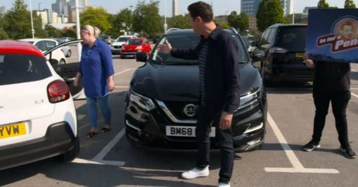 Stephen Mulhern's In for a Penny contestant crashes his car during the game

