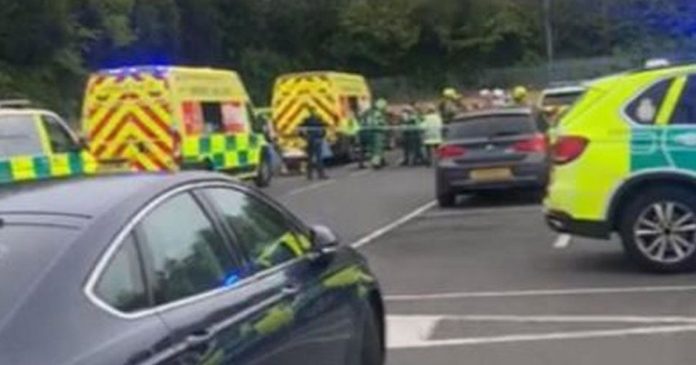 Man found dead at the wheel in Asda parking lot when police descend on supermarket

