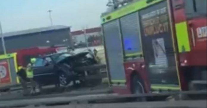 A406 North Circular live: Updates after a car accident in the central reservation cause hours of delays

