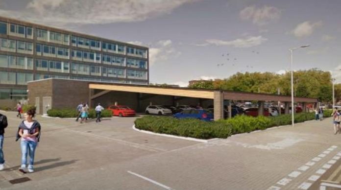 The solar powered parking lot for the Doncaster Council's electric vehicle fleet is approved

