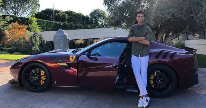 Cristiano Ronaldo has a fleet of supercars that were shipped from Italy as a transfer notice

