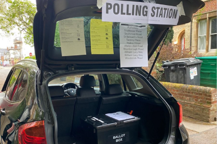 Polling station set up in the trunk 'after the church keeper slept'


