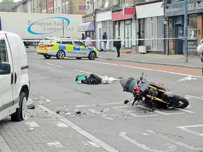 Lewisham: Man in hospital after car and motorcycle accident

