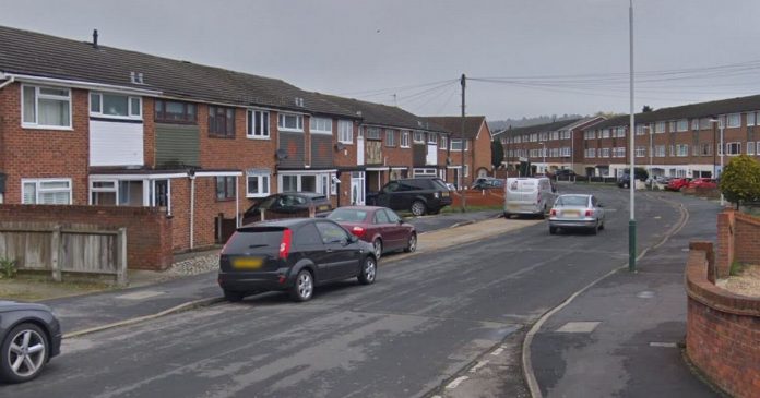 Police cordon off the street in Collier Row after a man is found dead in a car

