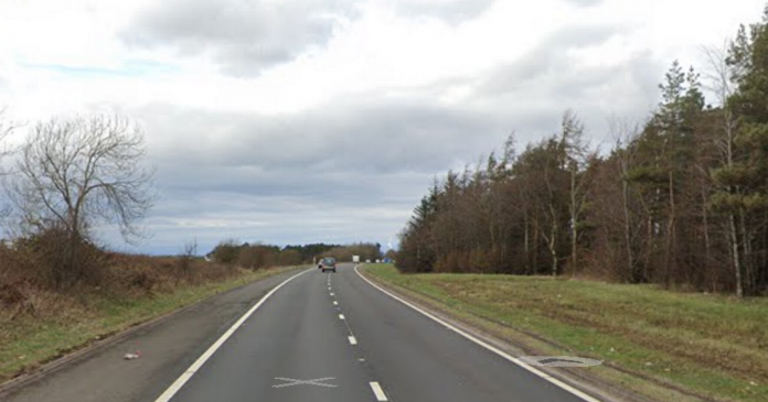 Police officers shut down part of M74 after a 
