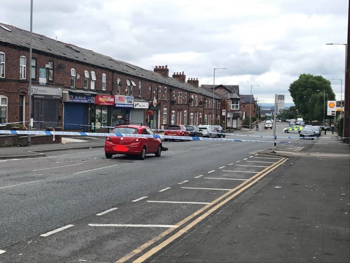 Main road closed due to a 