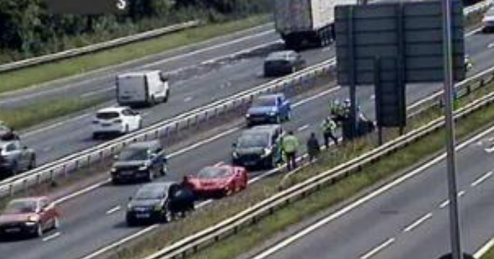 Accident on Edinburgh bypass causes delays on A720 after collision with sports car

