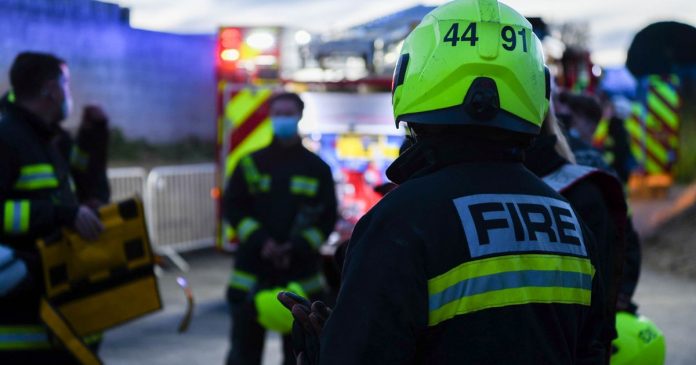 Woman trapped in overturned car near Tiverton

