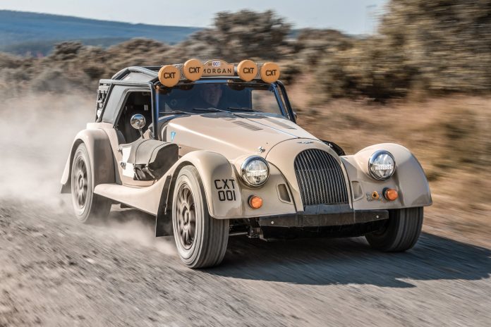 The new Morgan Plus Four CX-T is a rally-ready sports car

