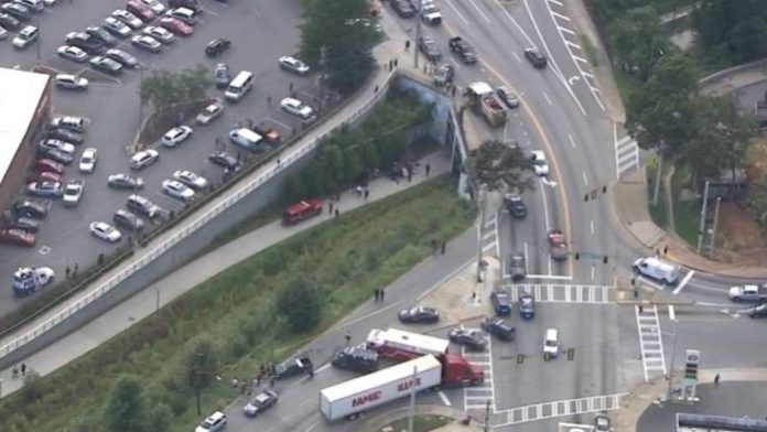 1 dead after the car exits the flyover on the Atlanta BeltLine below - WSB-TV Channel 2

