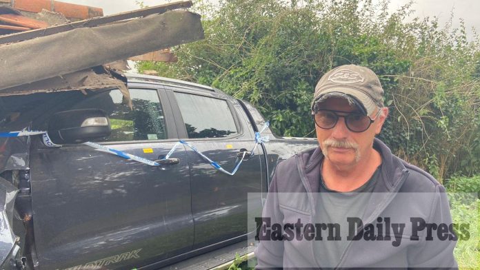 Car accident in Ludham near Great Yarmouth

