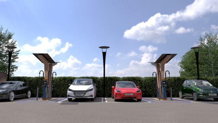 Plans for 1,500 new electric car chargers in four years at new Osprey charging hubs


