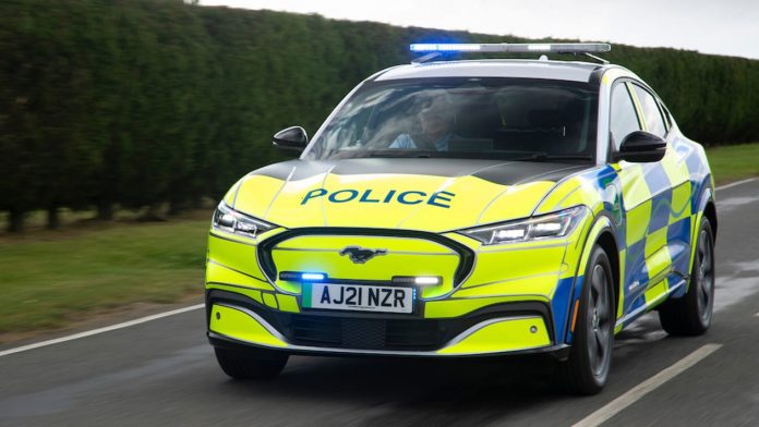 New Ford Mustang Mach-E police car concept presented

