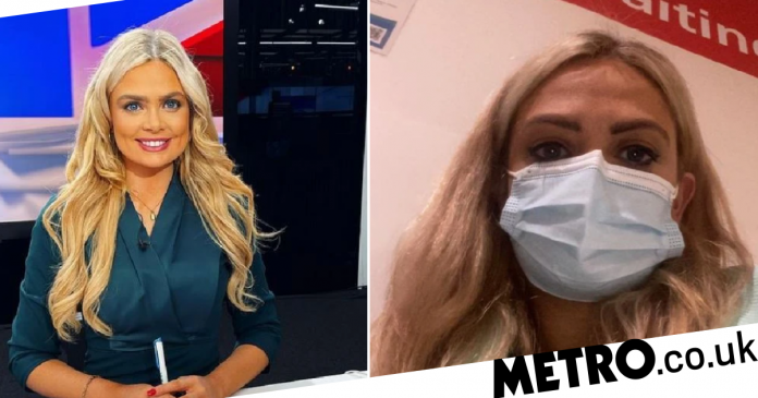 GB News presenter Ellie Costello is recovering from a car accident

