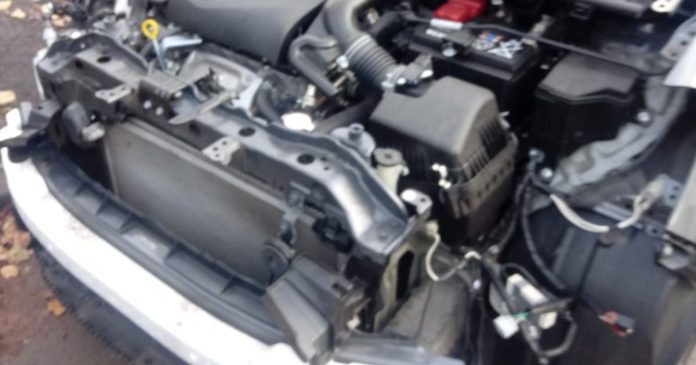 £ 10,000 worth of car cannibals raid on Toyota parked in front of the Bordesley Green house

