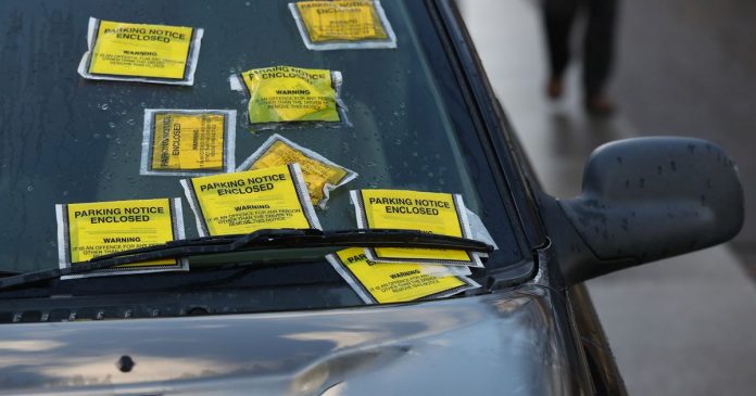 Tickets for private parking are approaching record levels

