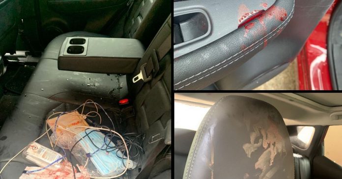 The productive thief left the car like a 