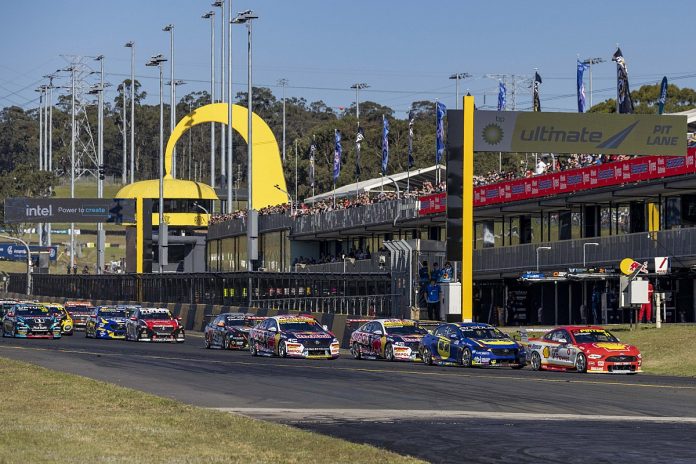 Supercars driver as part of the vaccination test

