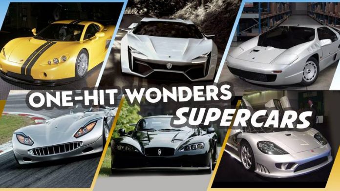 Supercars that were one-hit wonders

