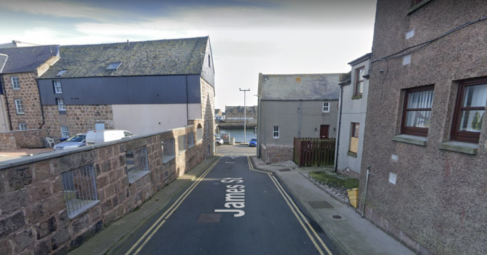 Woman rushed to hospital after being struck by car at Scots harbour
