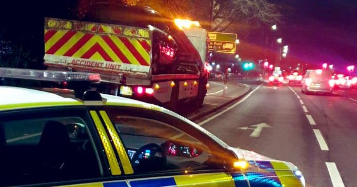 The driver was handed a fine, had their van seized and was reported for traffic offences