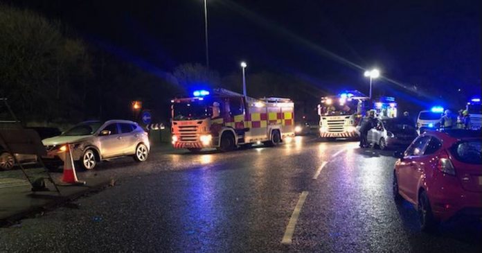Newport Bridge closed after 999 crews rush to multi-car crash
