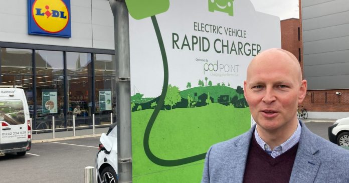 Driver slapped with fine for charging his electric car at Lidl
