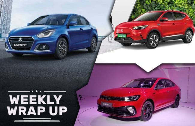 Top India Car News This Week: Facelifted MG ZS EV, Maruti Dzire CNG, New Lexus NX350h Launched
