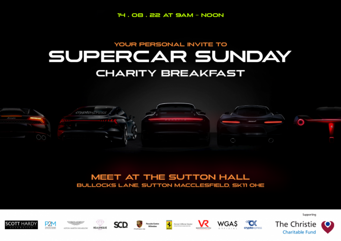Supercars, Breakfast, and The Christie: enthusiasts come together for a powerful cause
